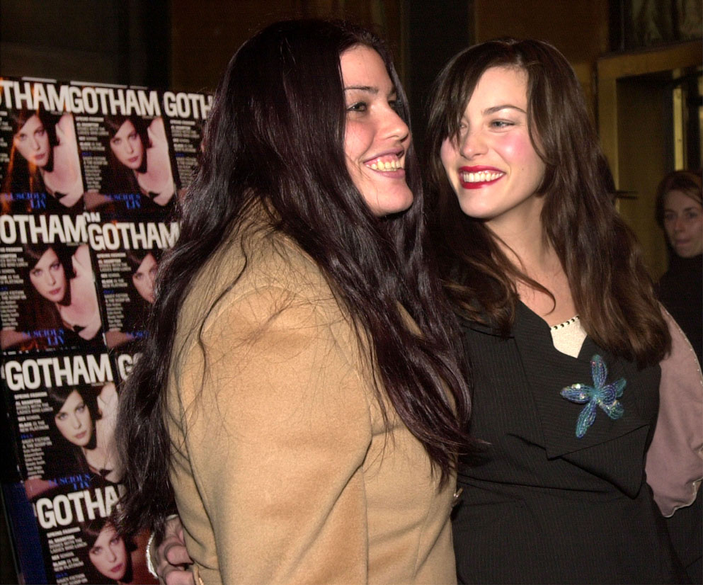 with sister Mia Tyler