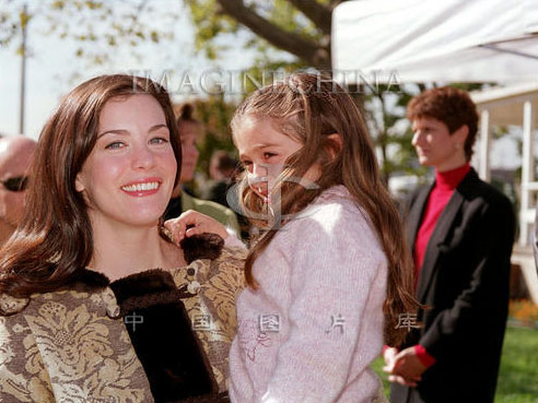 with Raquel Castro - at a ceremony for naming a street after Kevin Smith, October 22nd, 2002