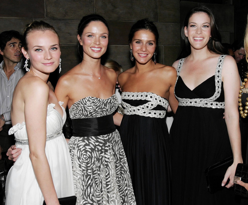 with Diane Kruger, Georgina Chapman and Margherita Missoni