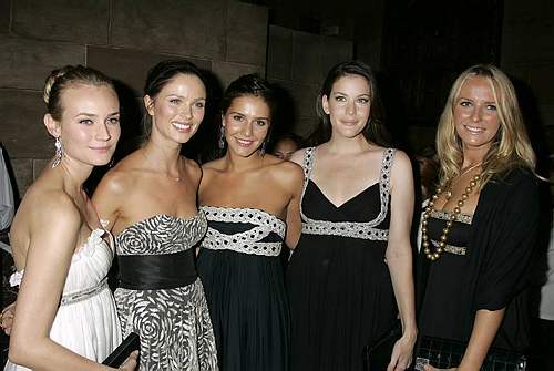 with Diane Kruger, Georgina Chapman, Margherita Missoni and Keren Craig