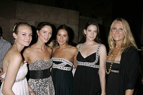 with Diane Kruger, Georgina Chapman, Margherita Missoni and Keren Craig