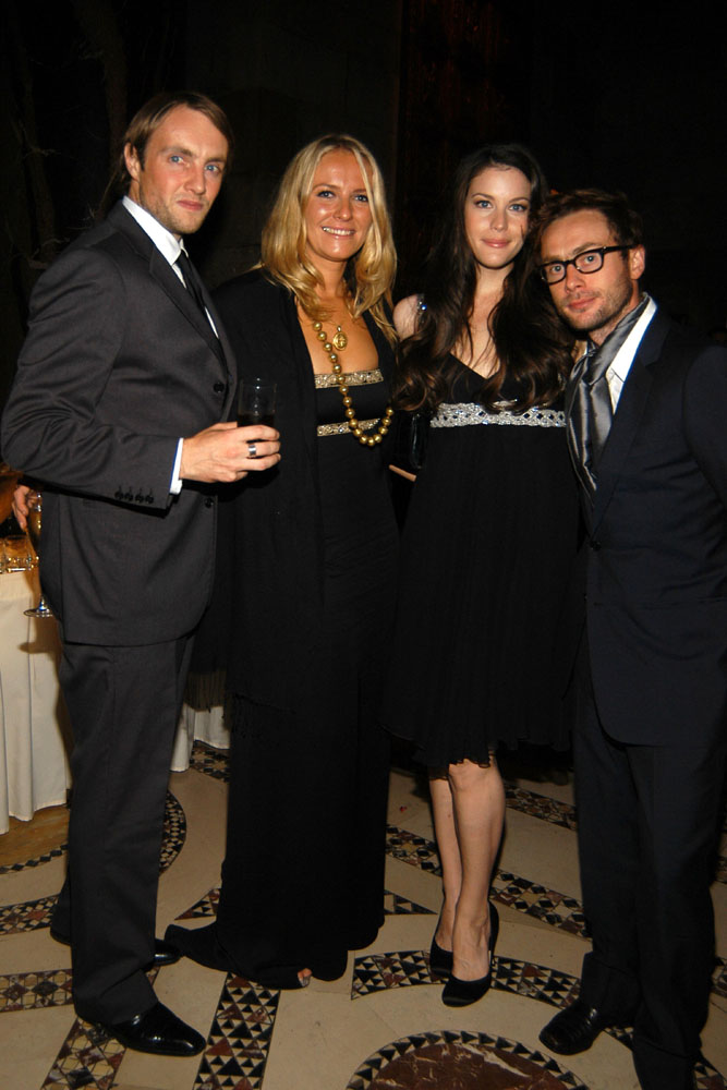 with Piers North, Keren Craig and husband Royston Langdon