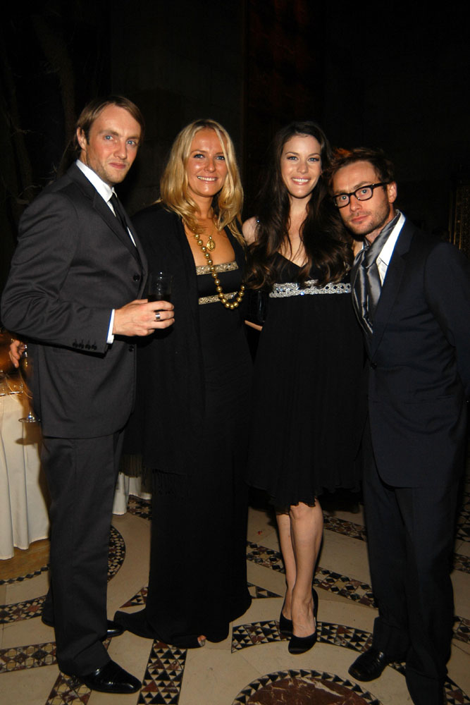 with Piers North, Keren Craig and husband Royston Langdon