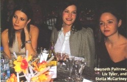 with Gwyneth Paltrow and Stella McCartney