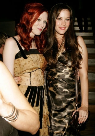 with Karen Elson
