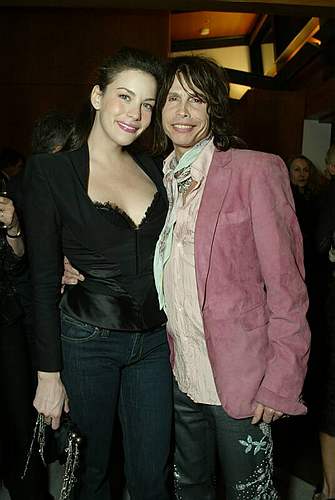with dad Steven Tyler