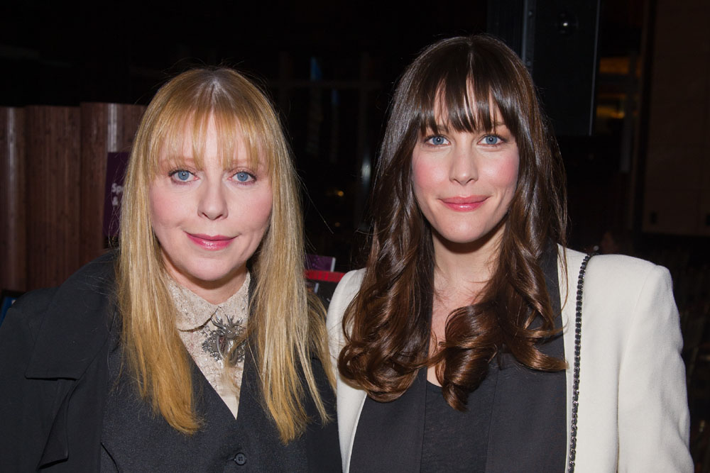with mom Bebe Buell