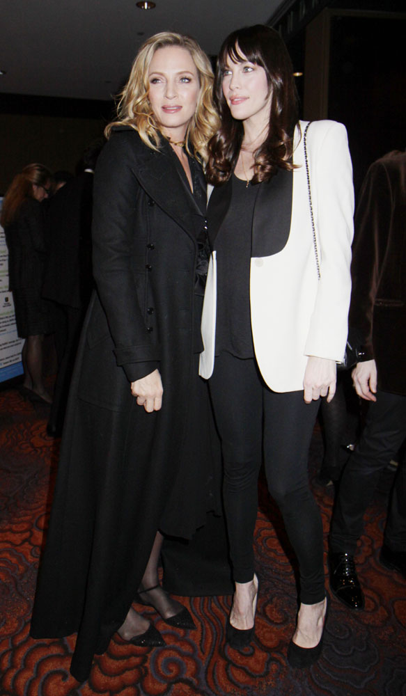 with Uma Thurman 