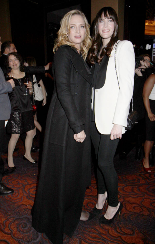 with Uma Thurman 