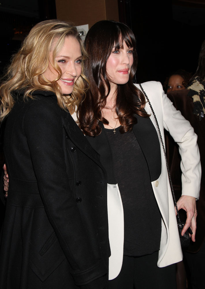 with Uma Thurman 