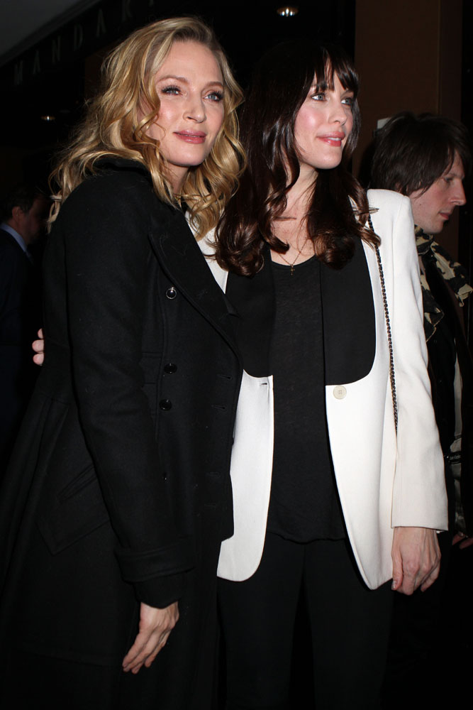 with Uma Thurman 