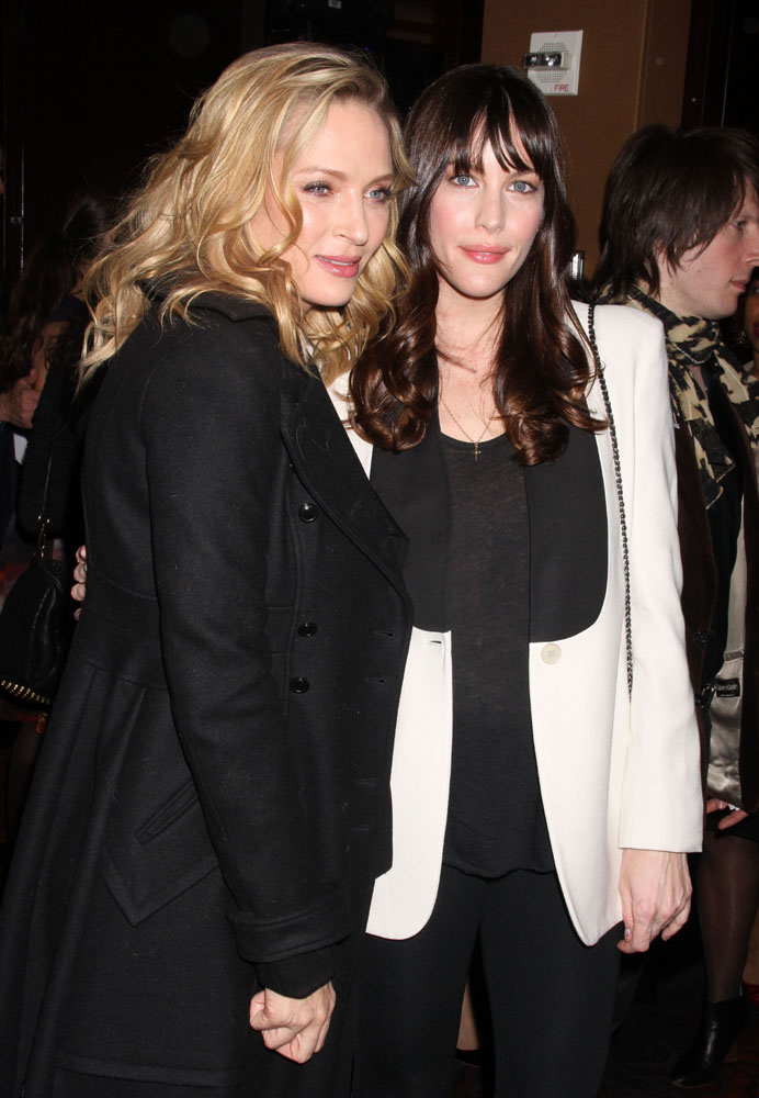 with Uma Thurman 