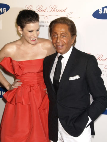 with Valentino Garavani