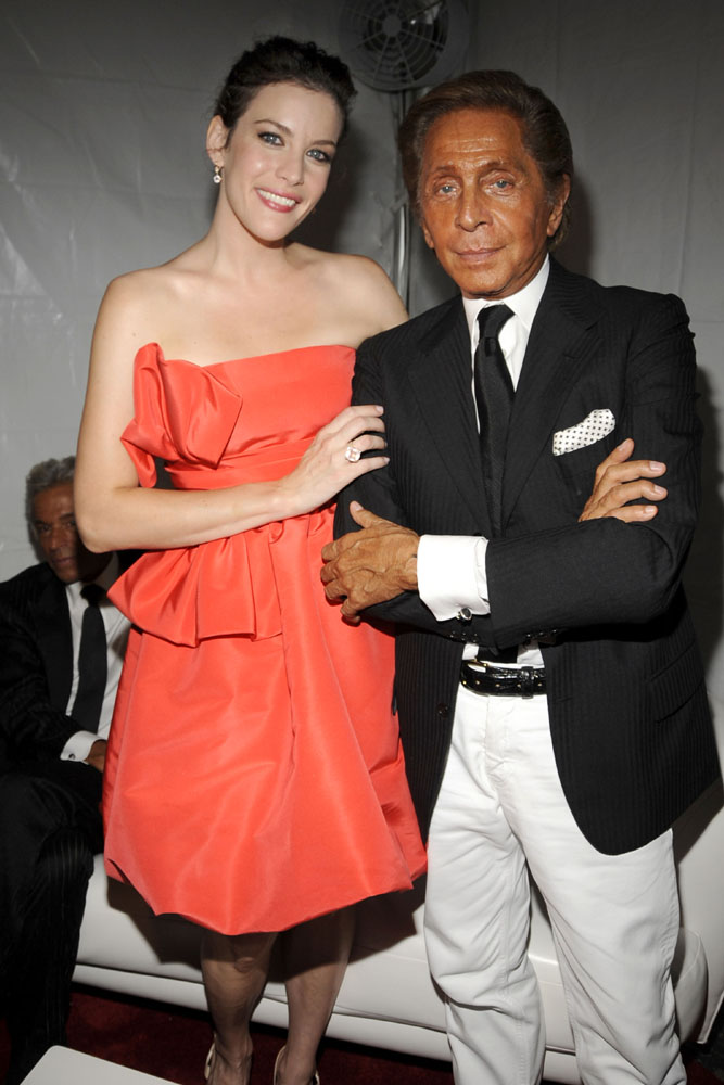 with Valentino Garavani