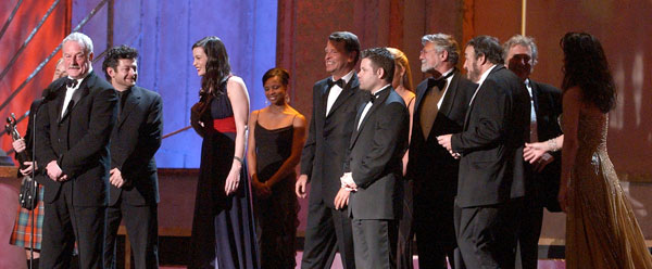 with Catherine Zeta-Jones and the LotR Cast and Crew