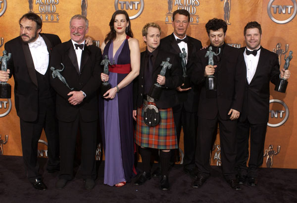 with LOTR cast
