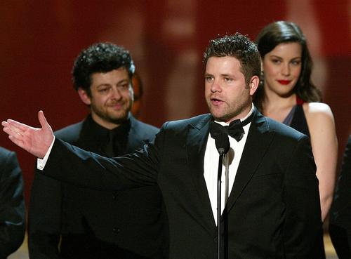 with Andy Serkis and Sean Astin