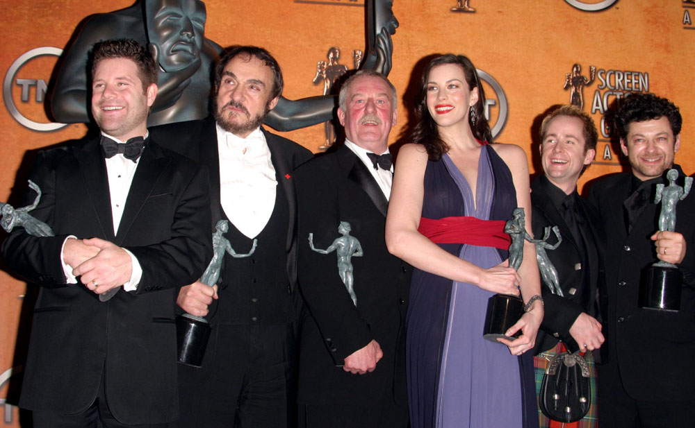 with LOTR cast