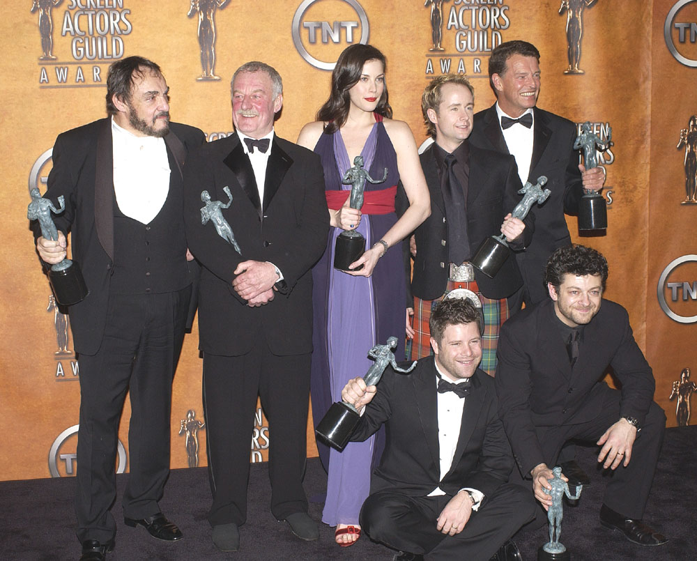with LOTR cast