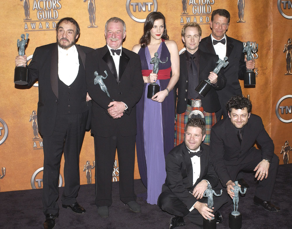 with LOTR cast