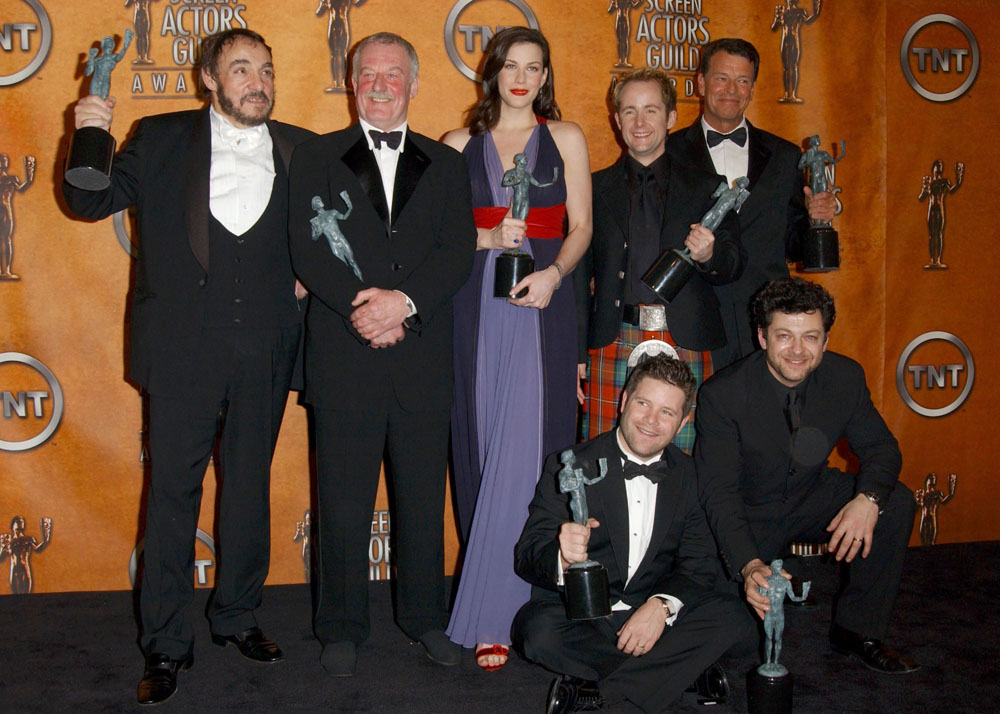with LOTR cast