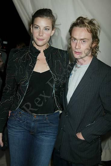 with fiance - Royston Langdon, at Stella Mccartney's store opening, New York, September 20th 2002
