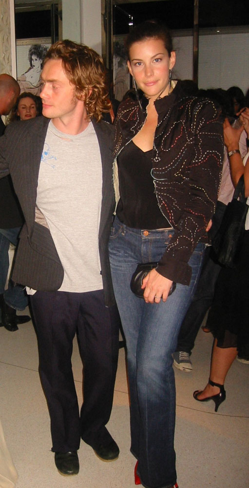 with fiance - Royston Langdon