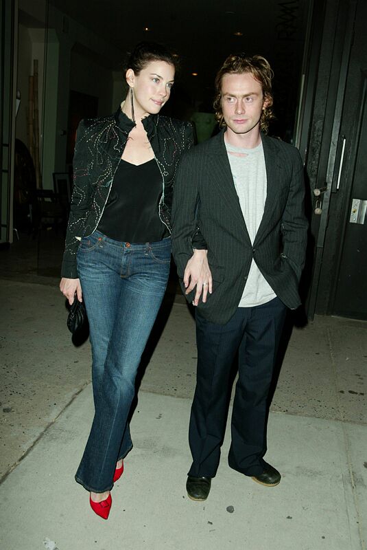 with fiance Royston Langdon