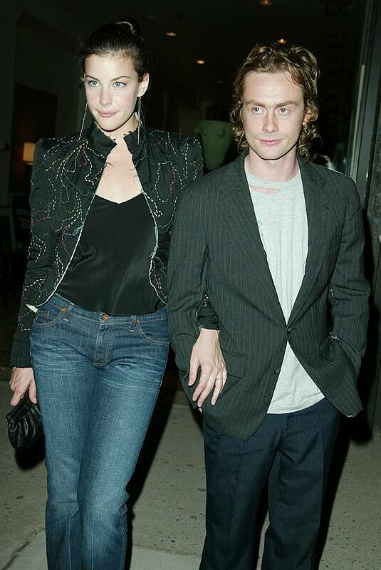 with fiance Royston Langdon