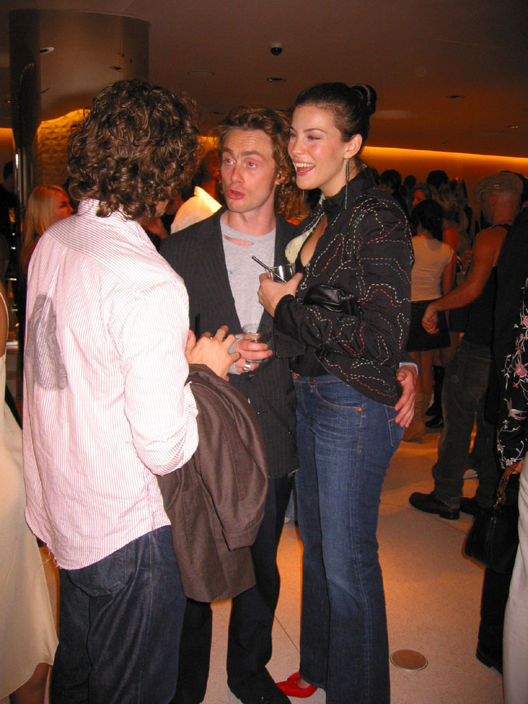 with fiance - Royston Langdon