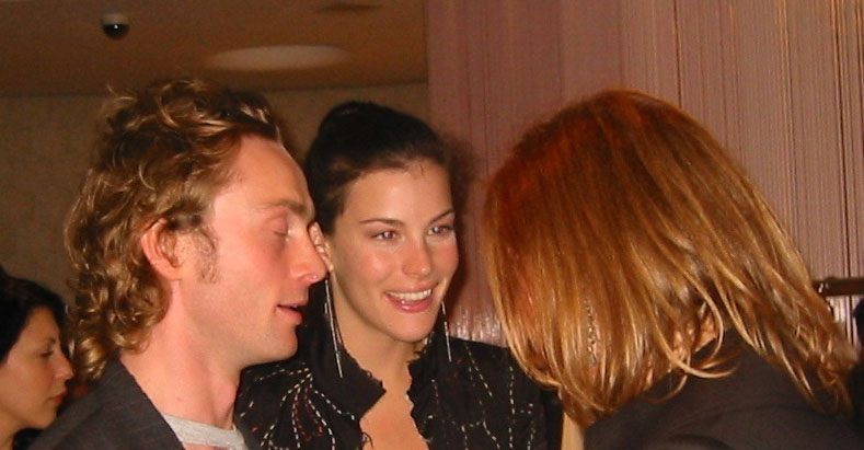 with fiance Royston Langdon and Stella McCartney