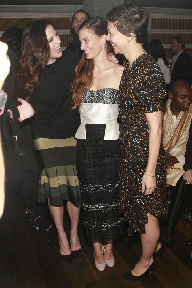 with Topaz Page Green and Maggie Gyllenhaal