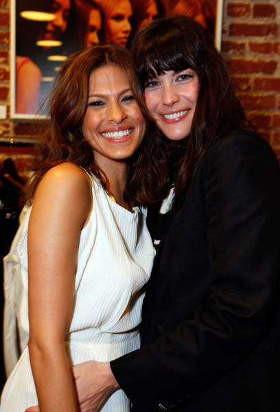 with Eva Mendes