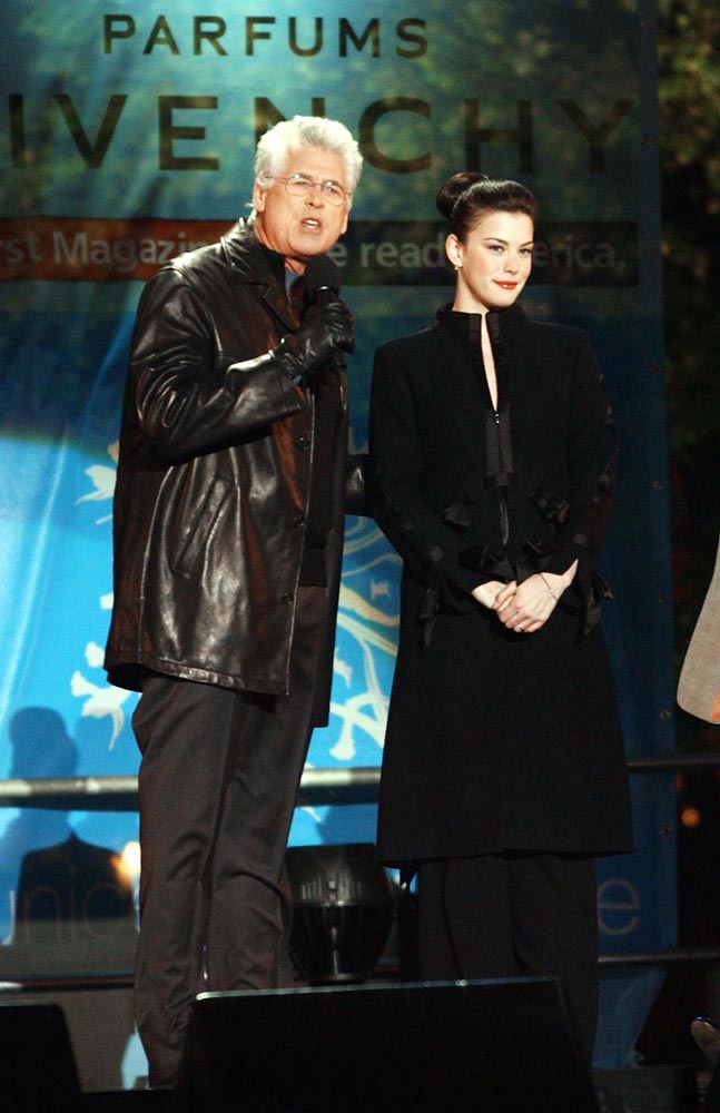 with Barry Bostwick - at UNICEF snowflake lighting ceremony, New York, November 20th 2003