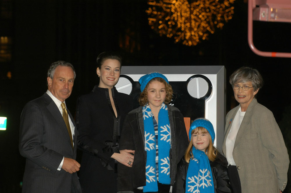 with NYC Mayor Michael Bloomberg, UNICEF contest winners and Judy Collins