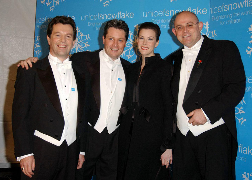 with the Irish Tenors