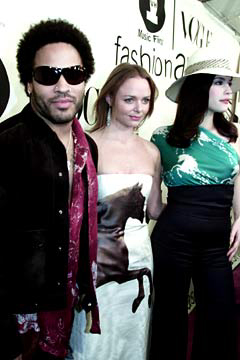 with Stella McCartney and Lenny Kravitz