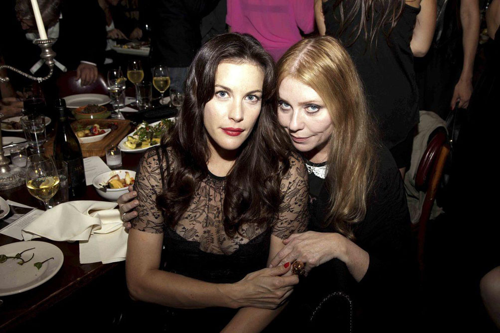 with mom - Bebe Buell