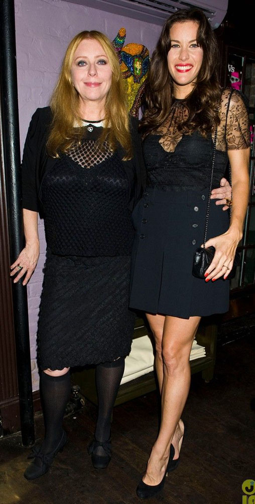 with mom - Bebe Buell