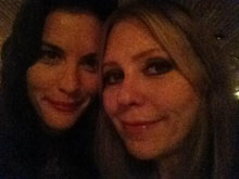 with mom - Bebe Buell