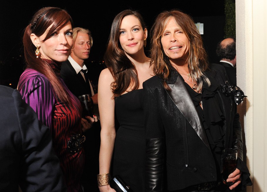 with Erin Brady and dad Steven Tyler
