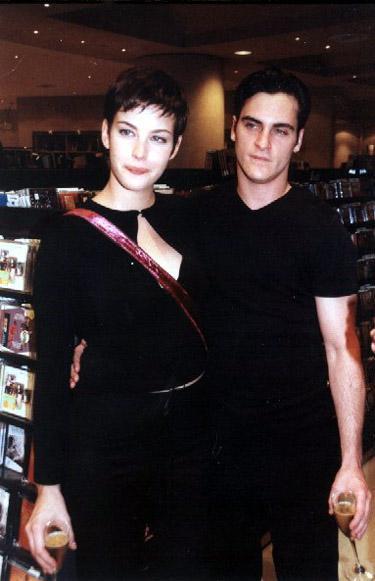 with former boyfriend - Joaquin Phoenix