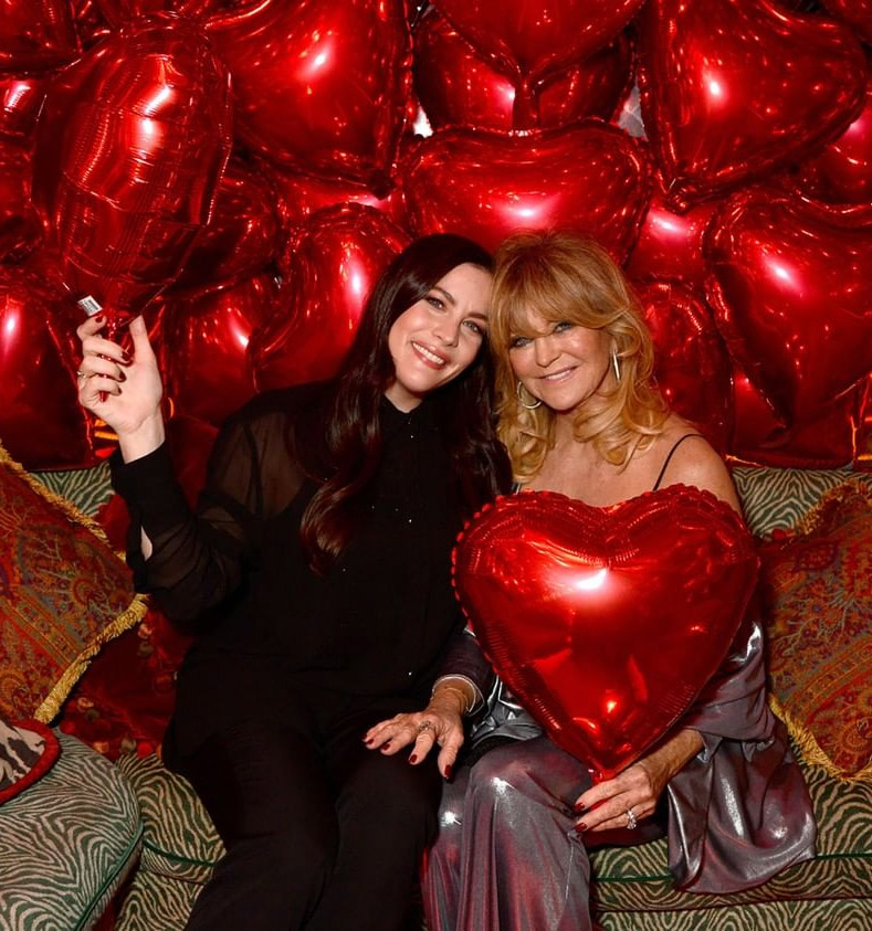 with Goldie Hawn