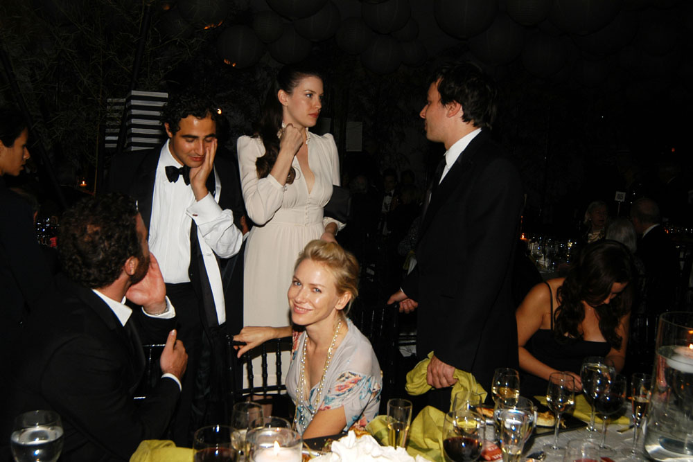 with Liev Schreiber, Zac Posen, Naomi Watts and Jimmy Fallon