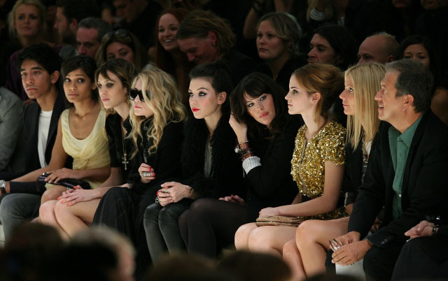 with Mary-Kate Olsen, Daisy Lowe, Emma Watson and Gwyneth Paltrow