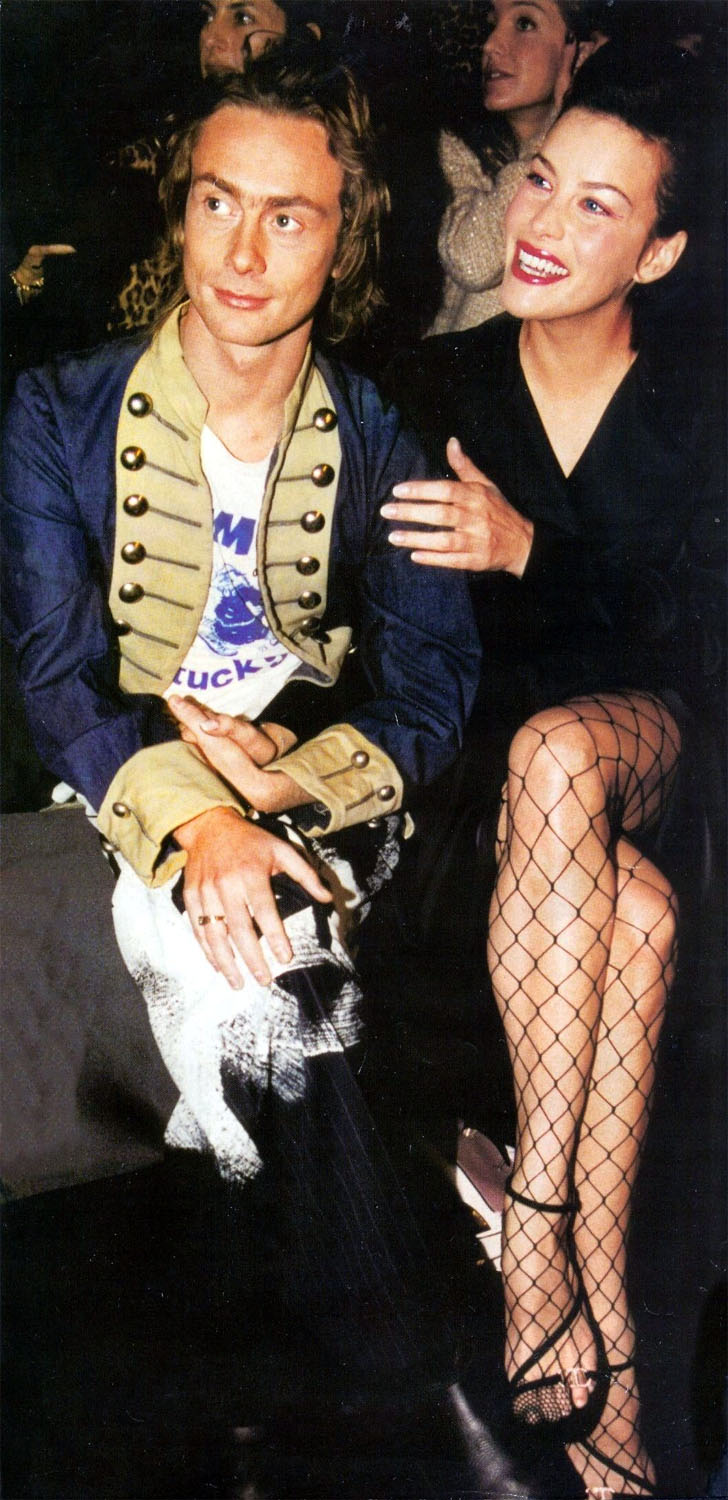 with boyfriend - Royston Langdon, January 2001