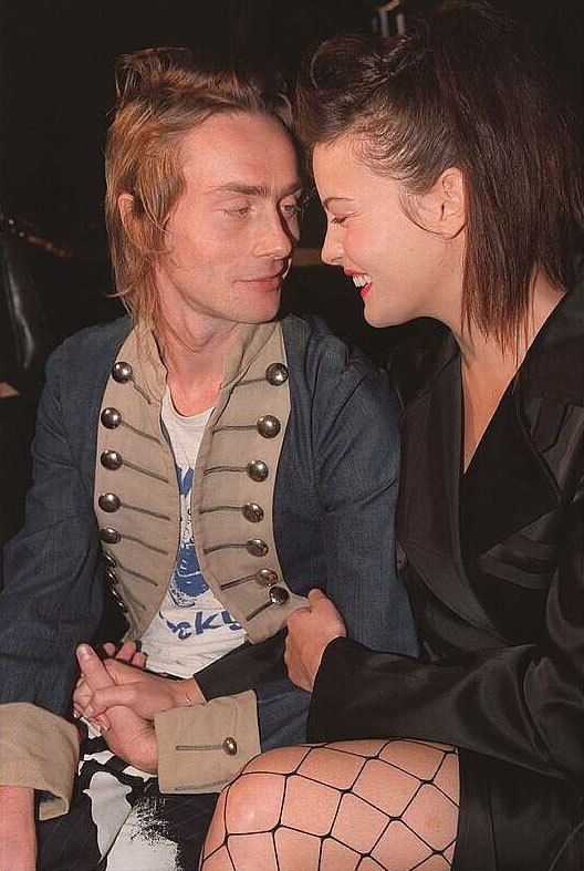 with boyfriend Royston Langdon