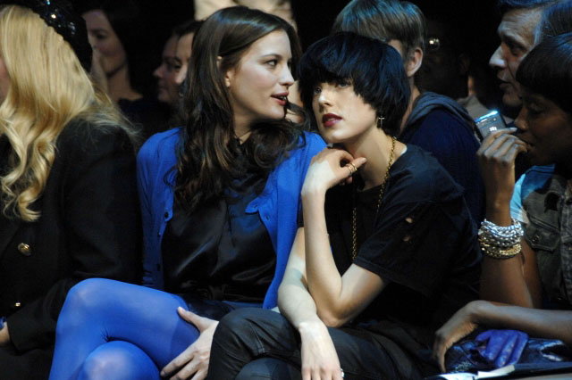 with Agyness Deyn and Estelle