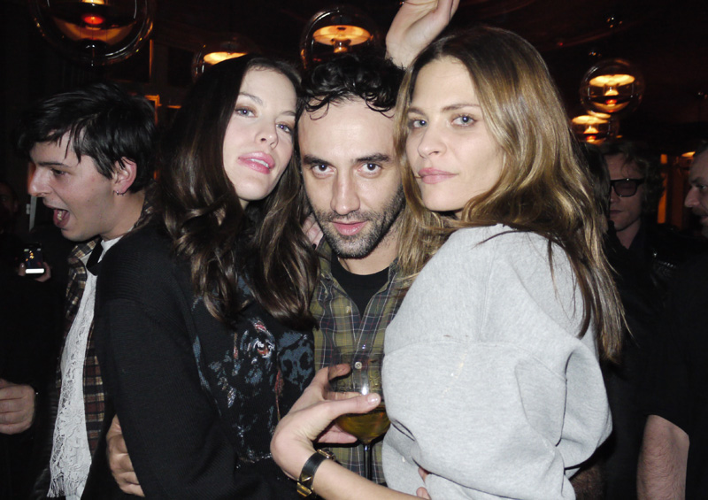 with Riccardo Tisci and Frankie Rayder