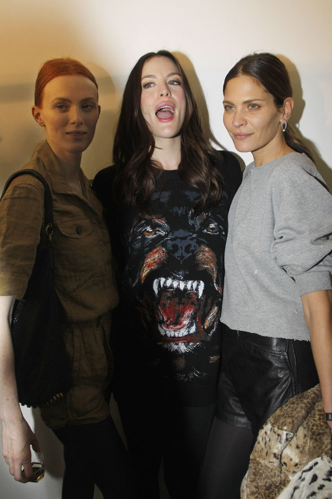 with Karen Elson and Frankie Rayder